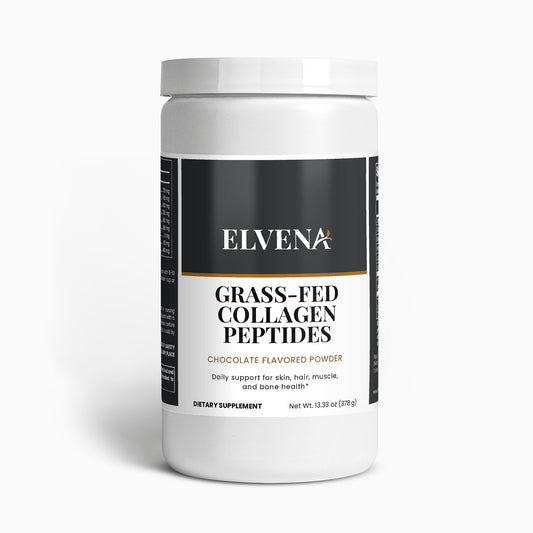 Elvena Grass-Fed Collagen Peptides – Chocolate Flavored Powder