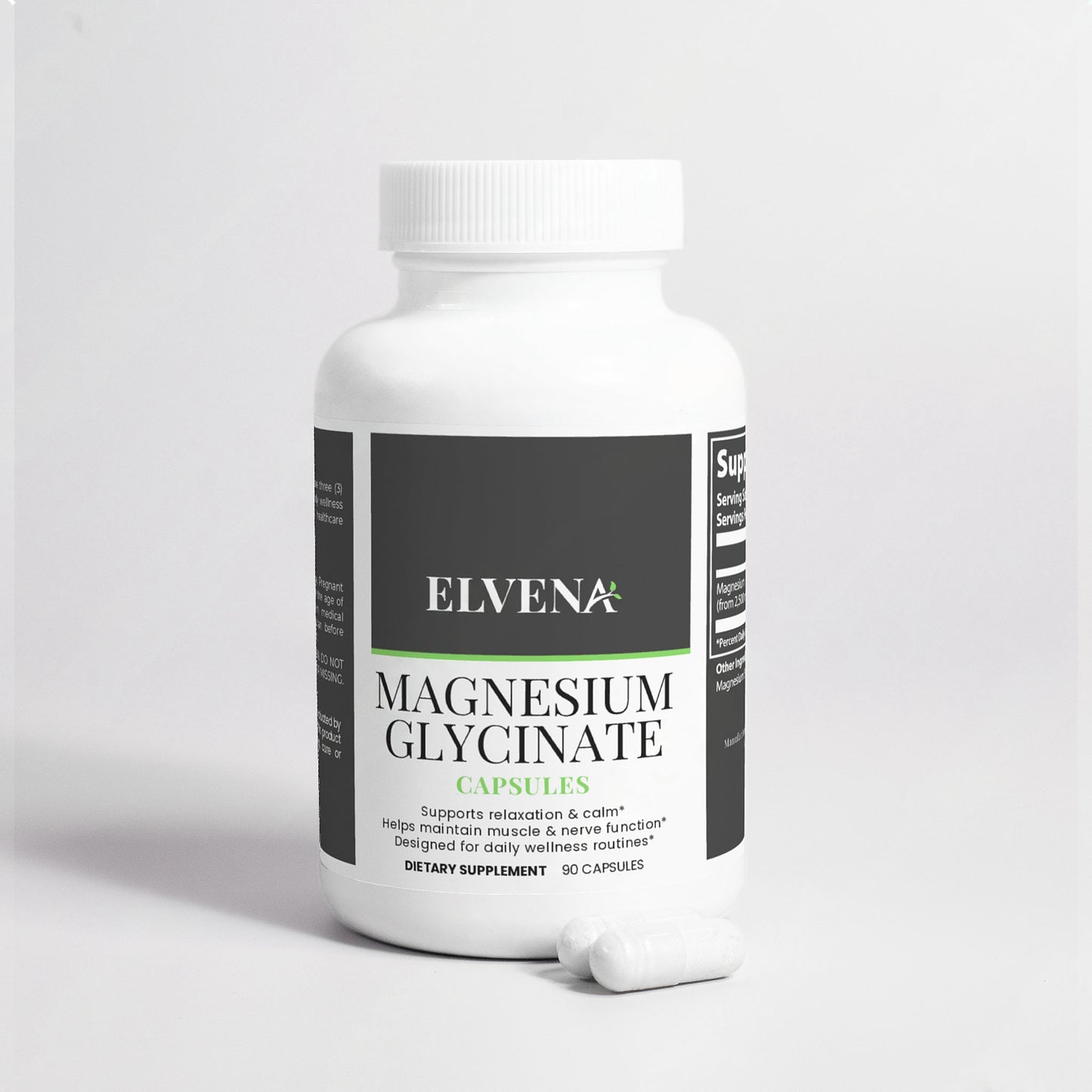 Elvena Magnesium Glycinate Capsules